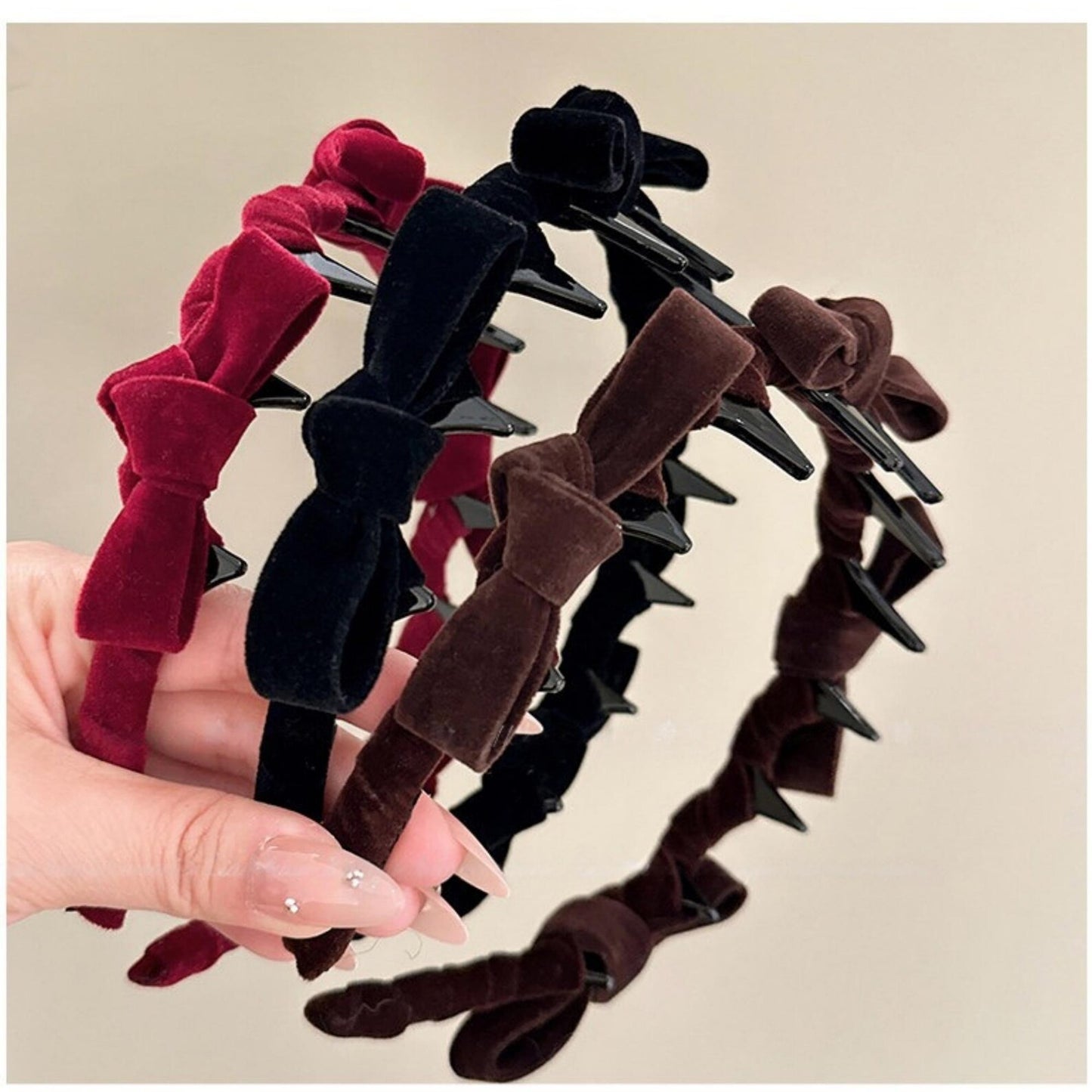 Elegant Reversible Padded Velvet Wide Headband