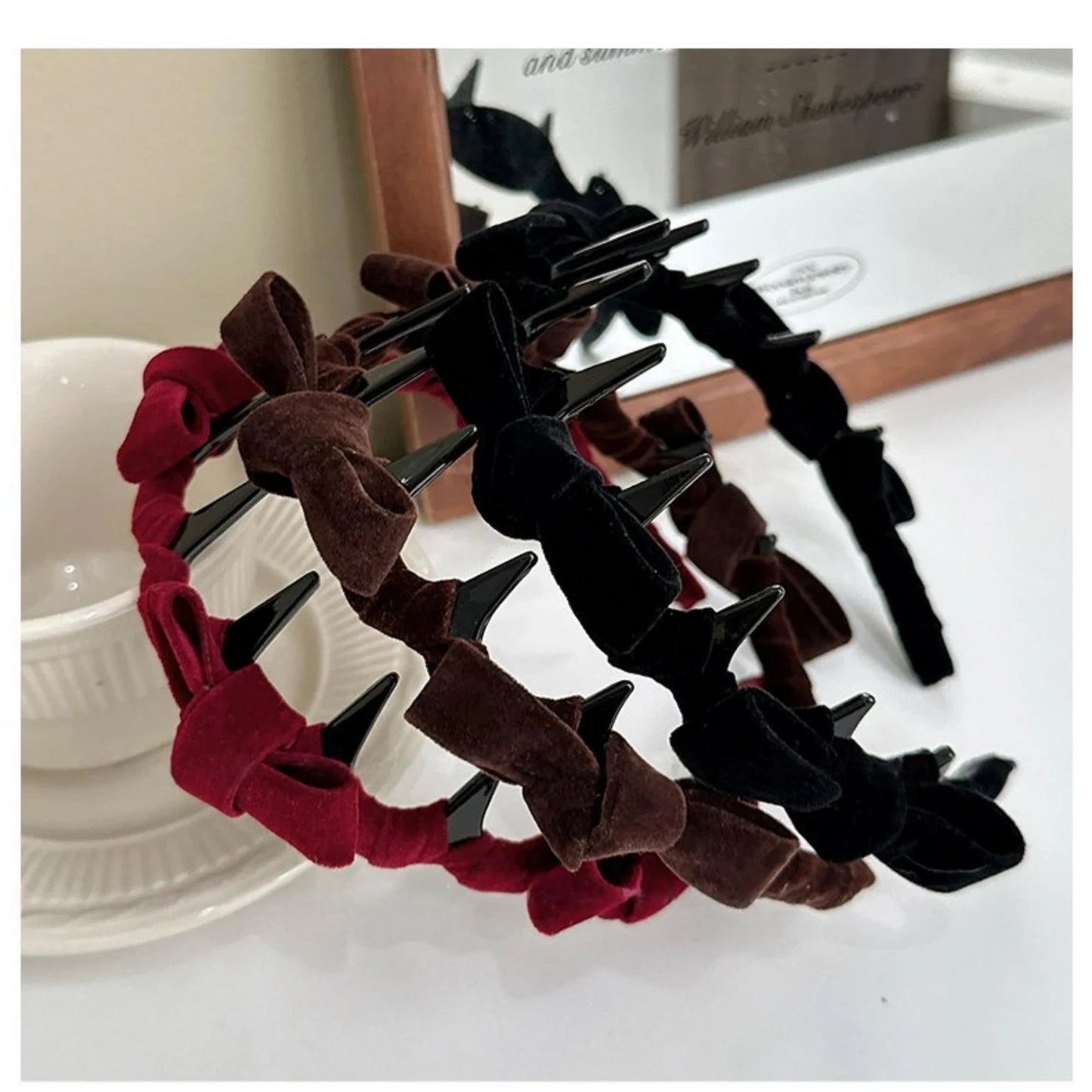 Elegant Reversible Padded Velvet Wide Headband