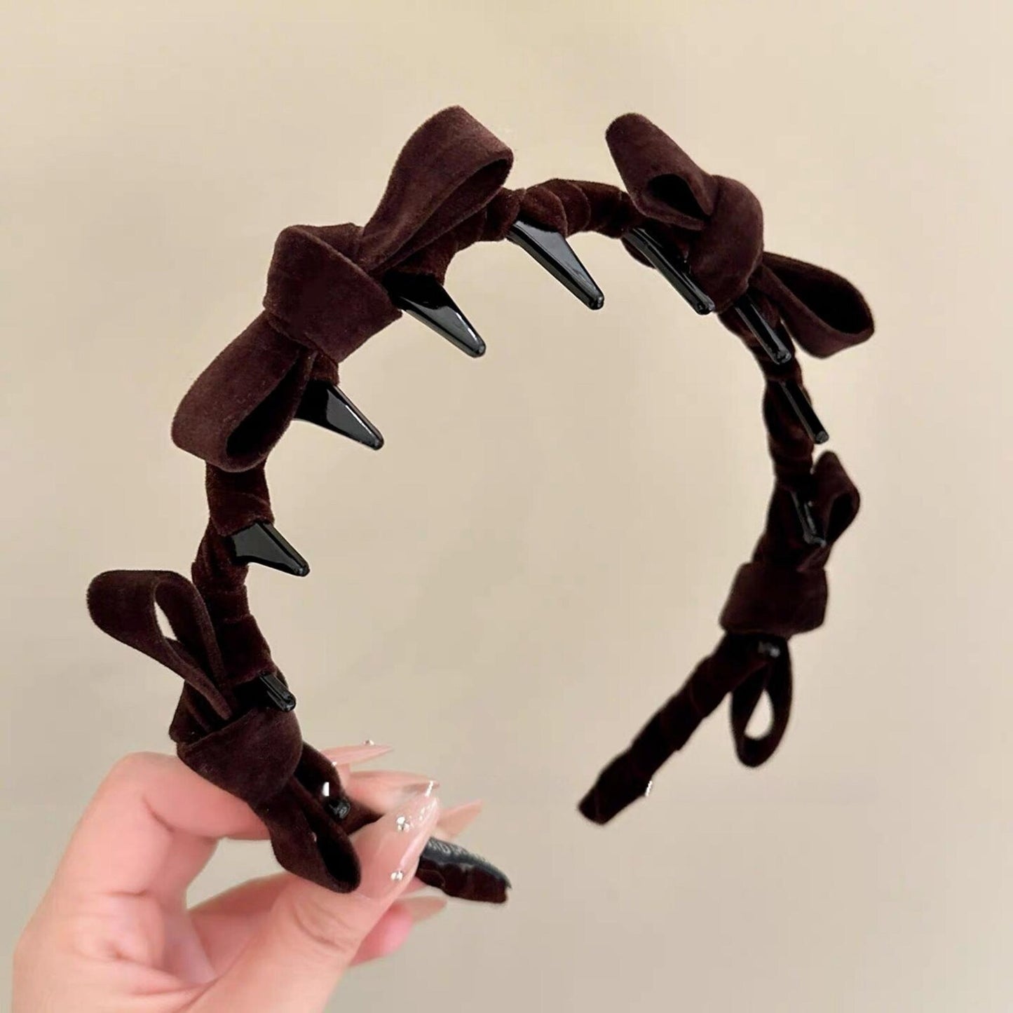 Elegant Reversible Padded Velvet Wide Headband