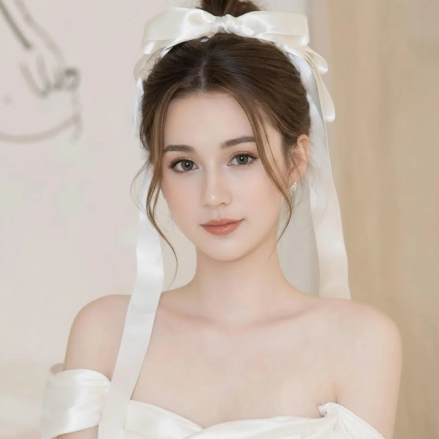 Silk Satin Bow Hairclip for Bridesmaids & Graduation | Luxury Event Hair Accessories | Statement Bow Barrette for Prom, Wedding, Cocktail Party