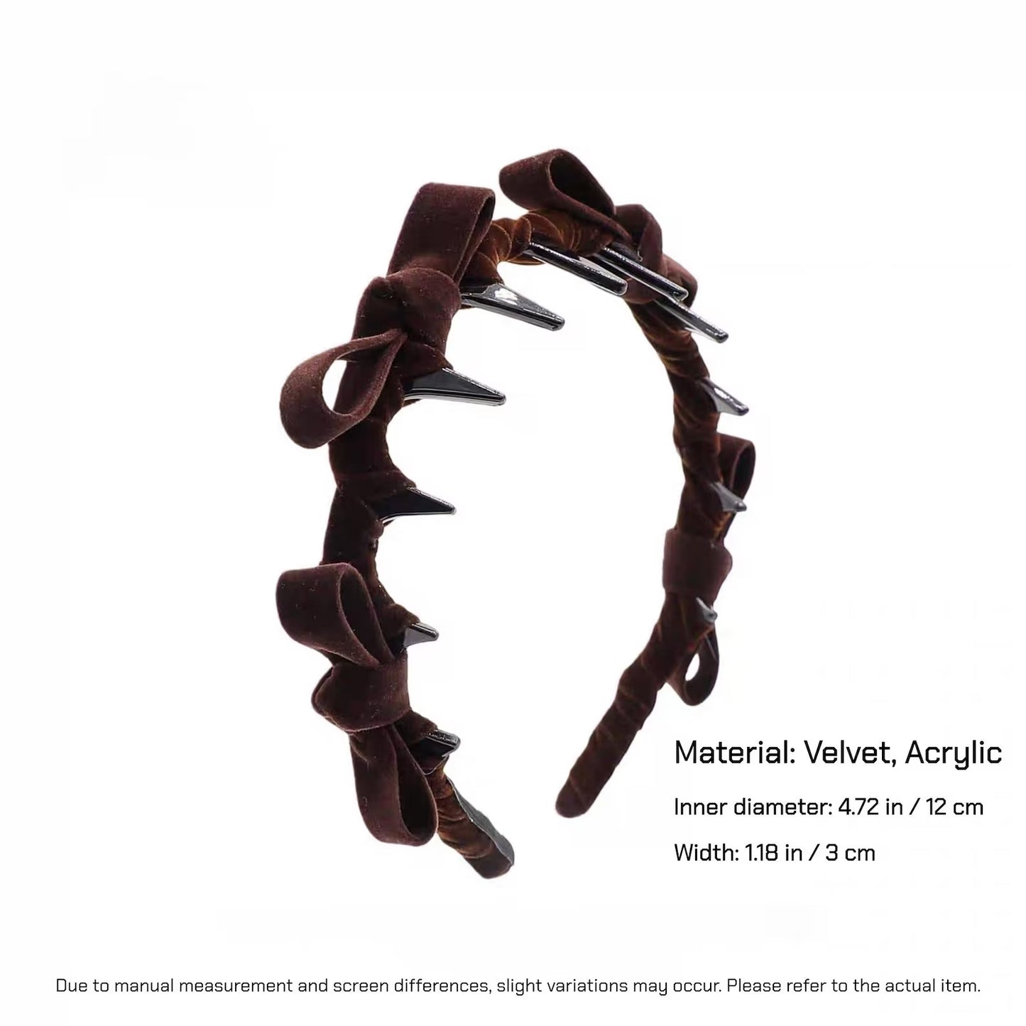 Elegant Reversible Padded Velvet Wide Headband