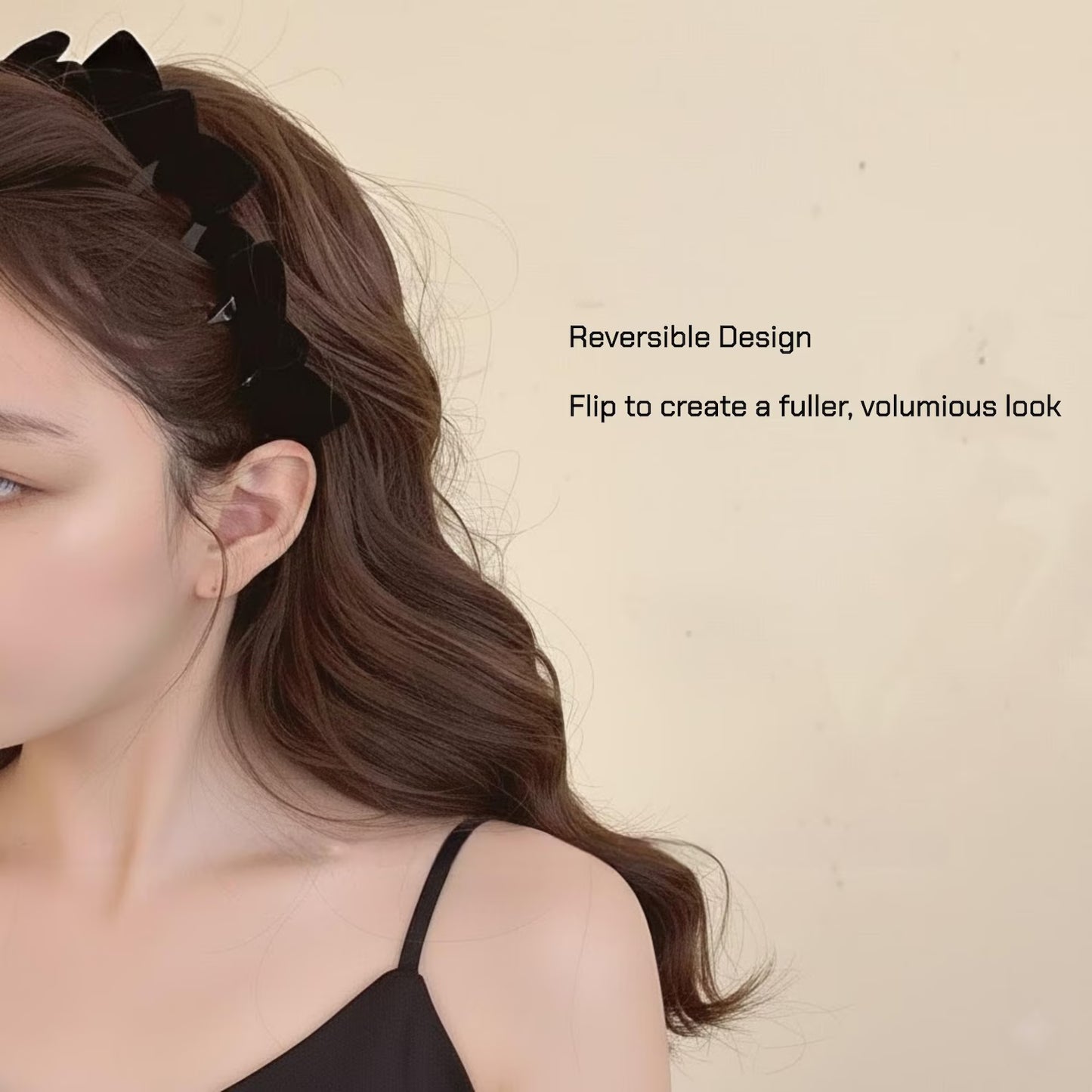 Elegant Reversible Padded Velvet Wide Headband