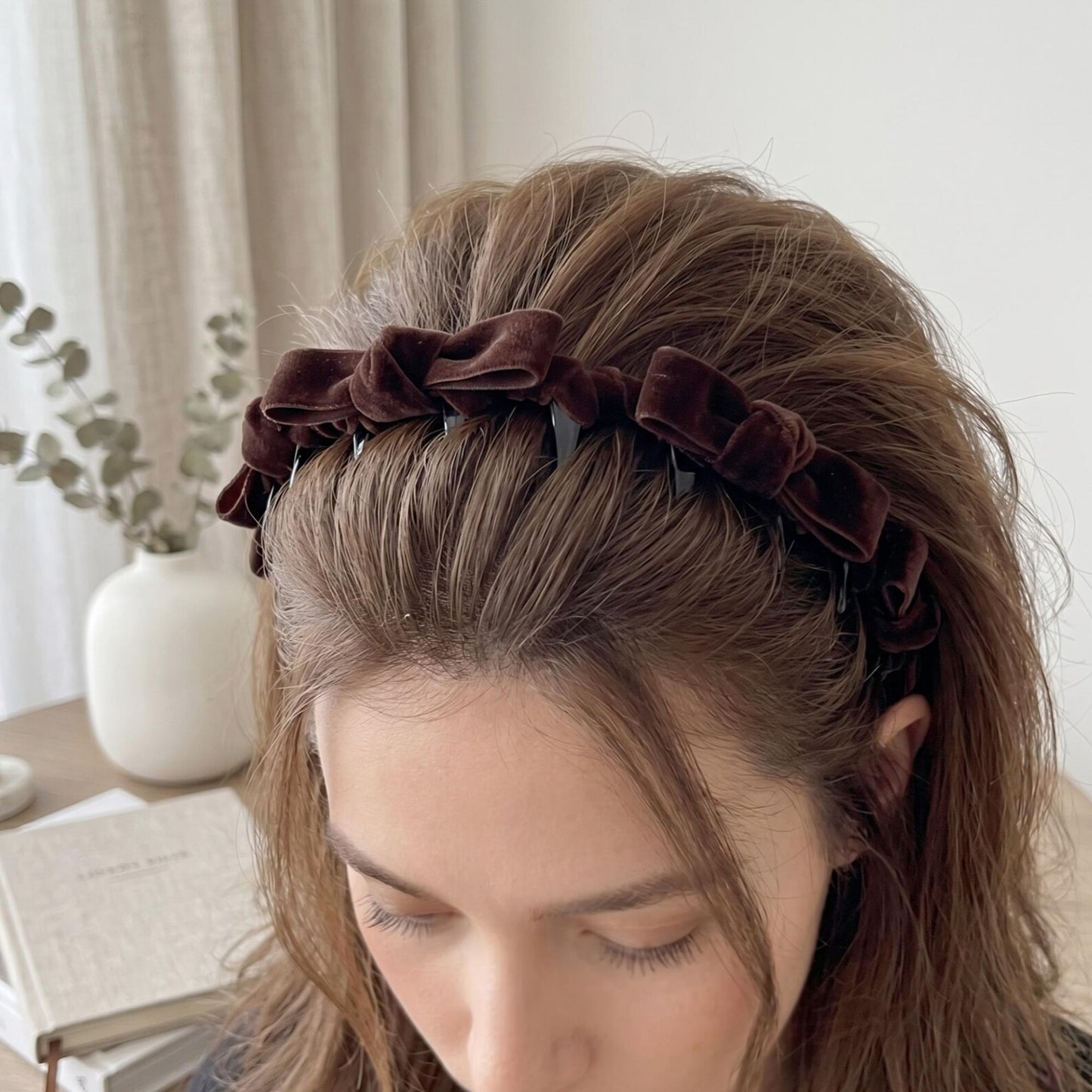 Elegant Reversible Padded Velvet Wide Headband