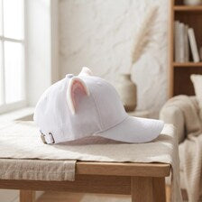 Kawaii Furry Cat Ear Baseball Cap - Y2K Streetwear & Anime Cosplay Hat