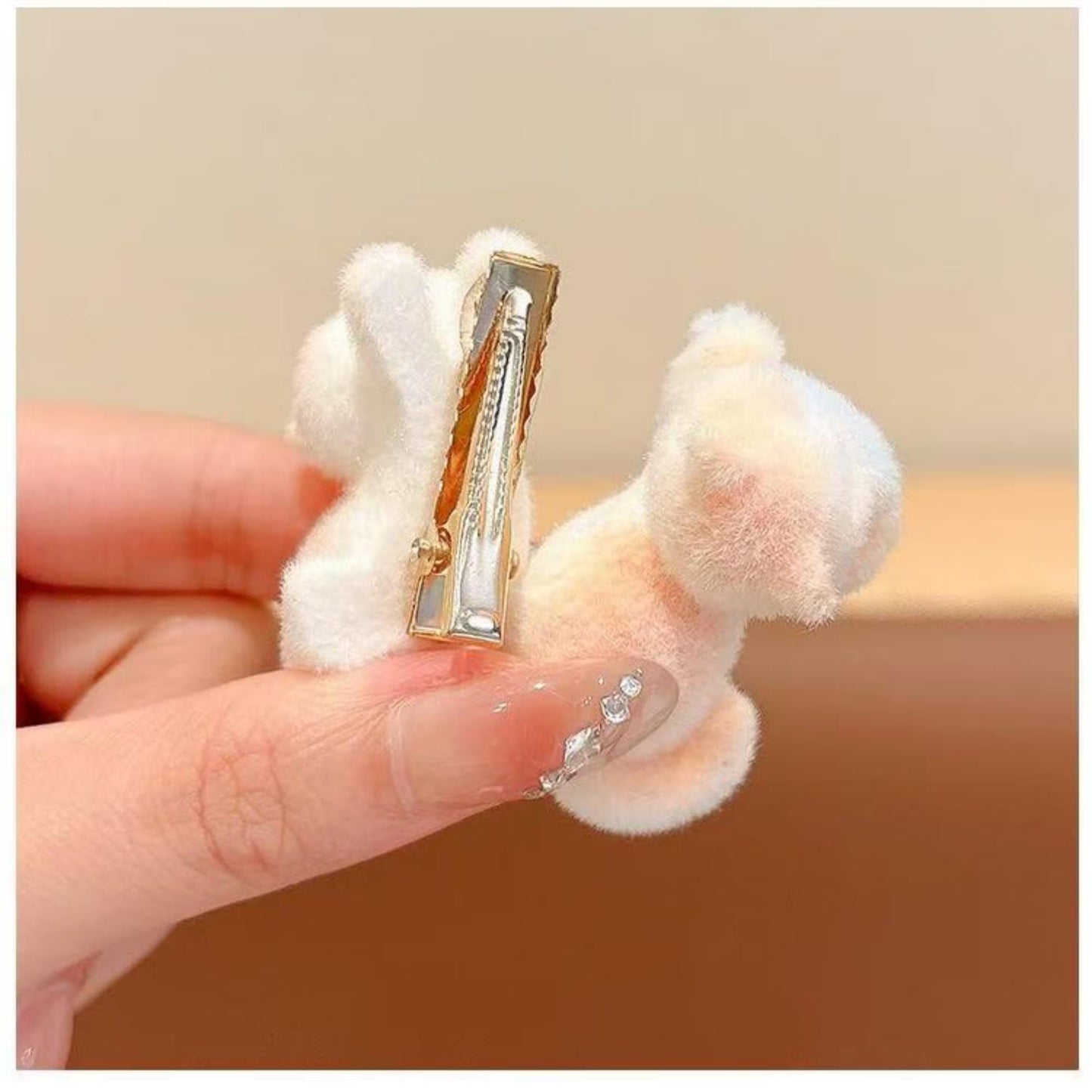 Mini Plush Kawaii Kitty Hair Clips