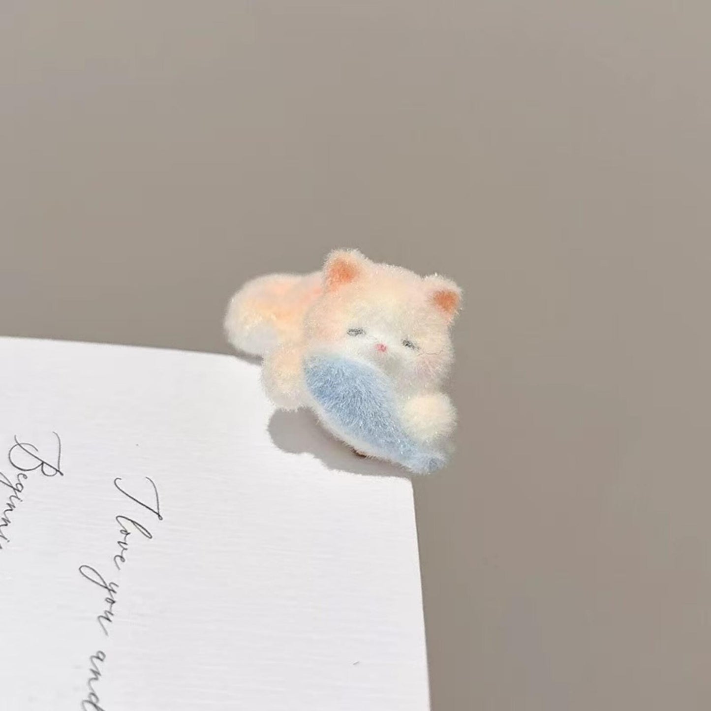 Mini Plush Kawaii Kitty Hair Clips