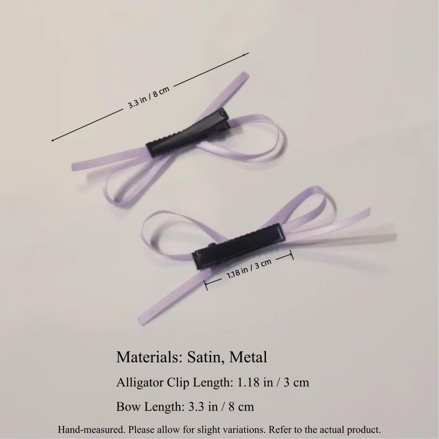 Handcrafted Satin Ribbon Mini Bow