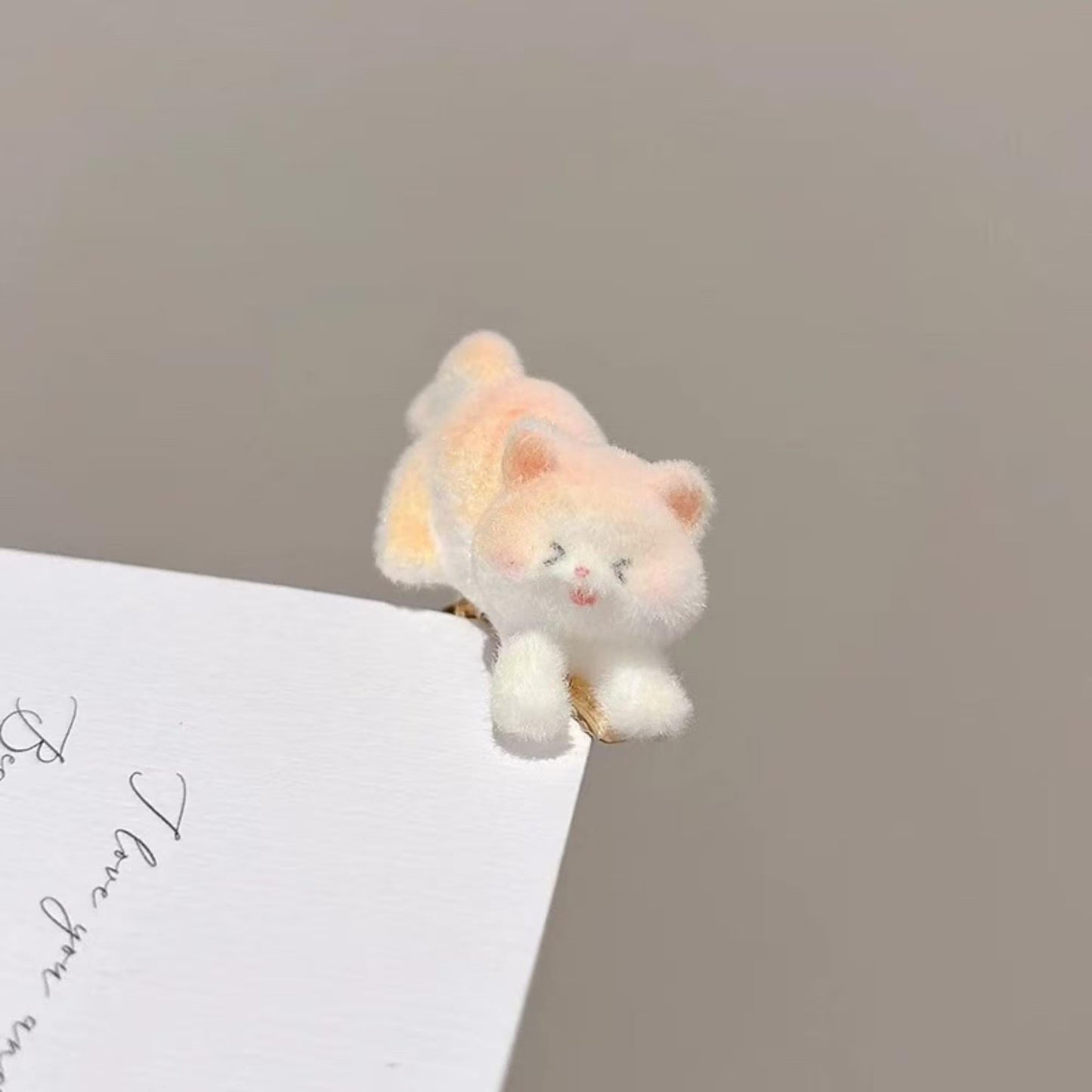 Mini Plush Kawaii Kitty Hair Clips