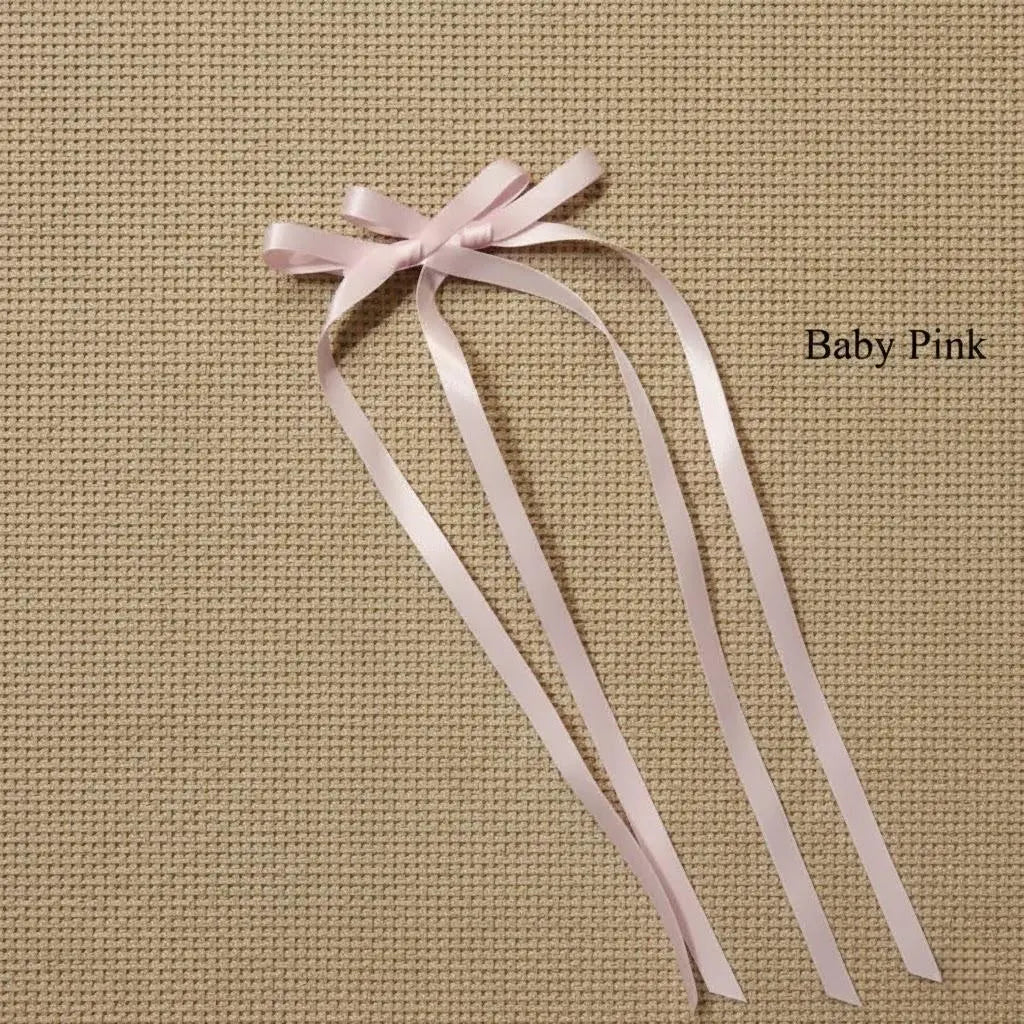 Handmade Satin Bow Hair Clip - Romantic Balletcore Hair Accessory