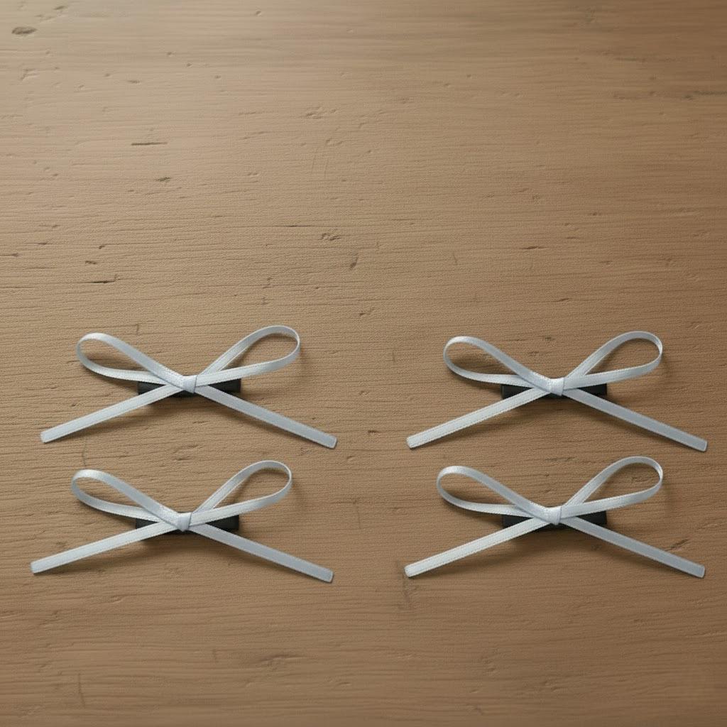 Handcrafted Satin Ribbon Mini Bow