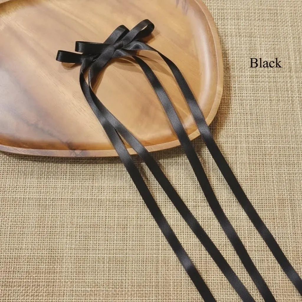 Handmade Satin Bow Hair Clip - Romantic Balletcore Hair Accessory