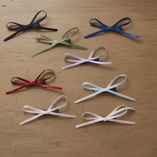 Handcrafted Satin Ribbon Mini Bow
