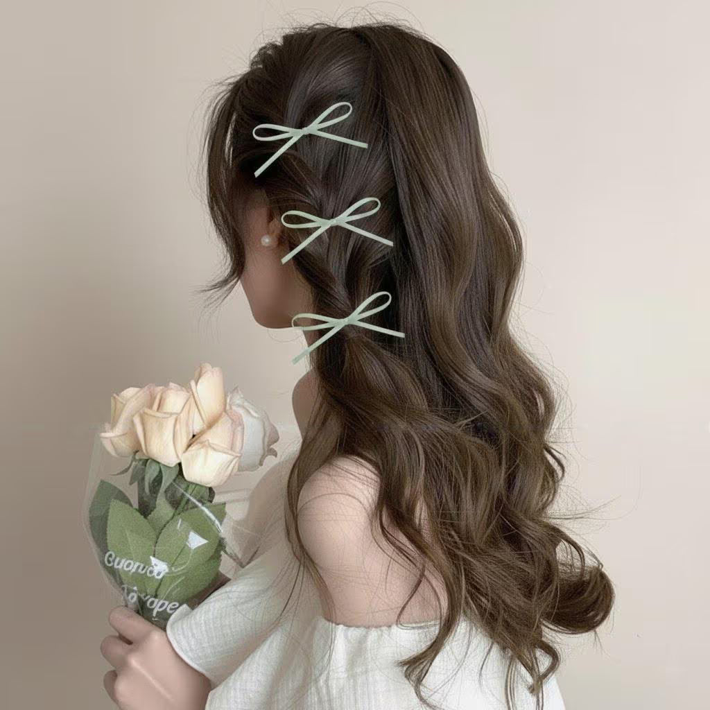 Handcrafted Satin Ribbon Mini Bow