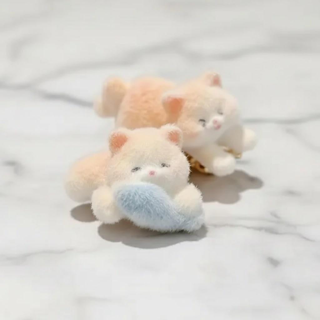 Mini Plush Kawaii Kitty Hair Clips