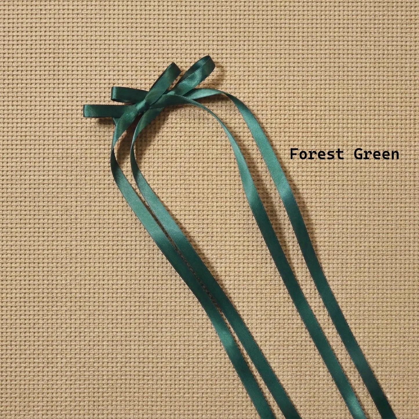 Handmade Satin Bow Hair Clip - Romantic Balletcore Hair Accessory